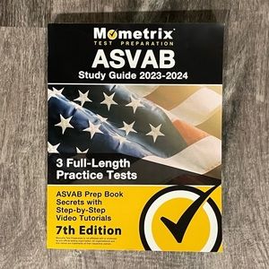 NWOT Mometrix ASVAB Study Guide 2023-2024